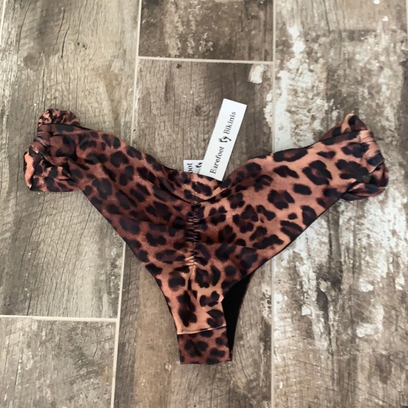 barefoot bikinis cheetah print bikini bottom - Picture 1 of 4